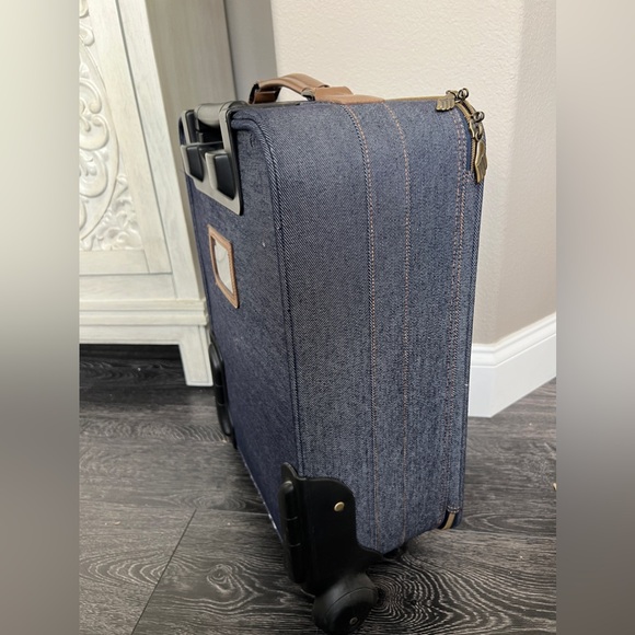 Sanrio Hello Kitty Denim Suitcase Carry On - Picture 6 of 16